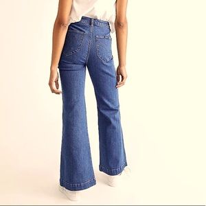 Rolla’s Dark Rinse Indigo high rise eastcoast flare jeans 26